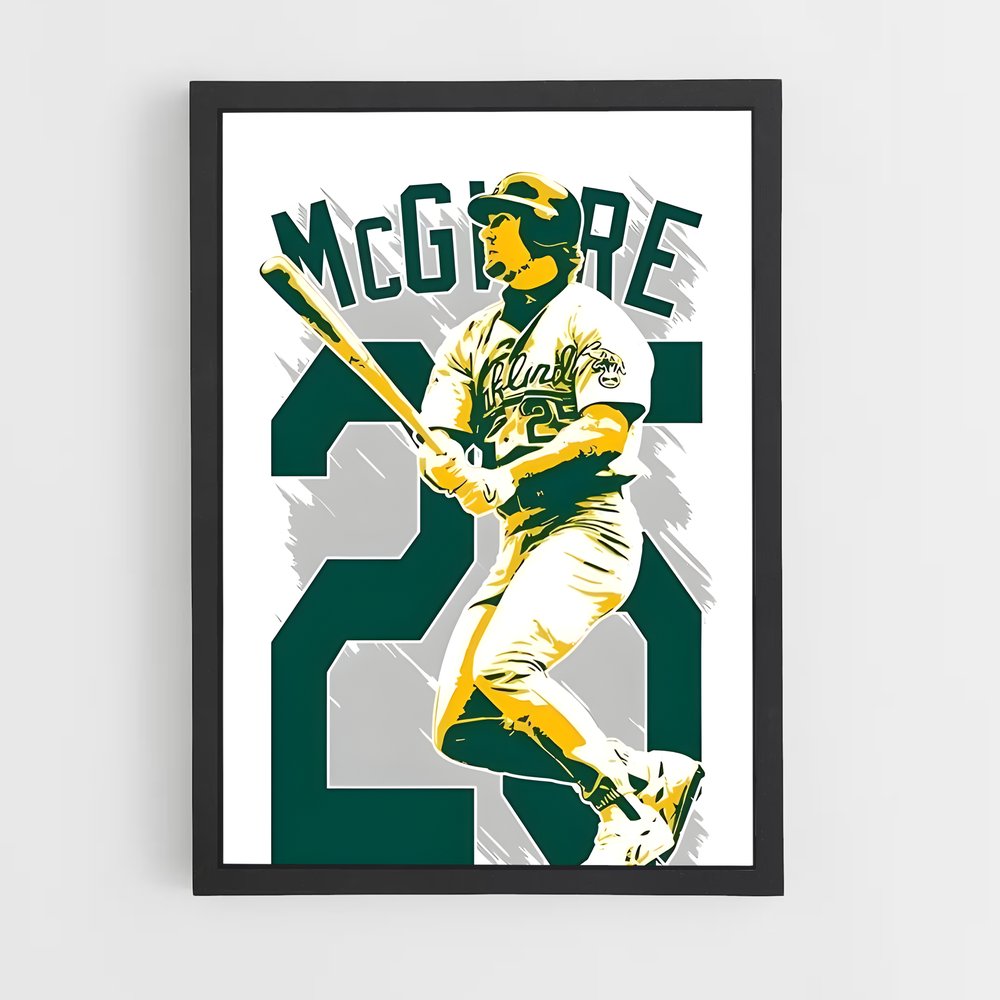 Poster Mark Mcgwire – affiche Baseball (vue 2)